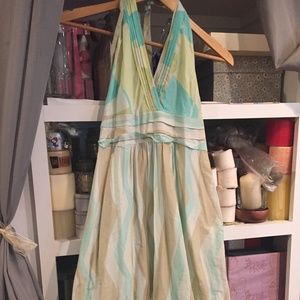 Calin Klein Summer Halter Maxi Dress
